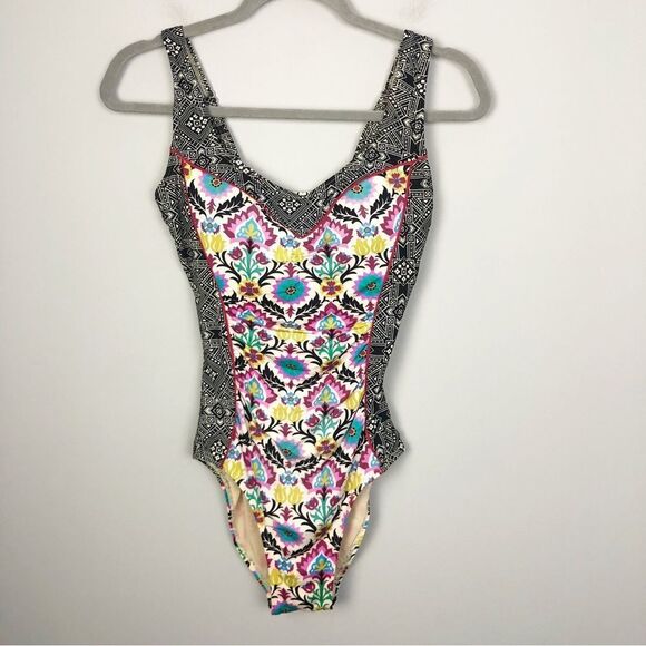 SUNDANCE | Wonderstruck Colorful One Piece Swimsuit Women’s Size X-Small - Picture 3 of 11